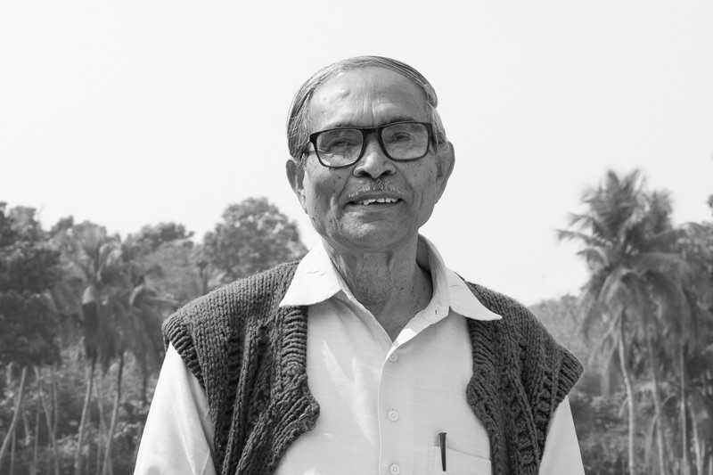 Kalipada Sarkar sharing his views about the efficacy of Sulabh Safe Drinking Water project at village Madhusudankati, North 24 parganas district, West Bengal